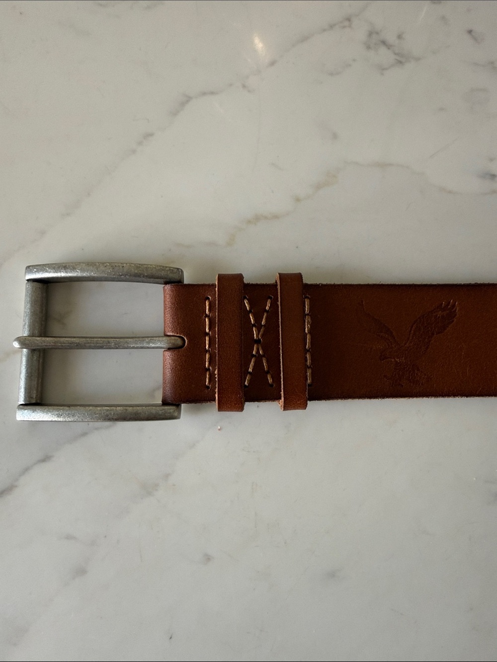 American Eagle Leather Brown Belt - Picture 2 of 8
